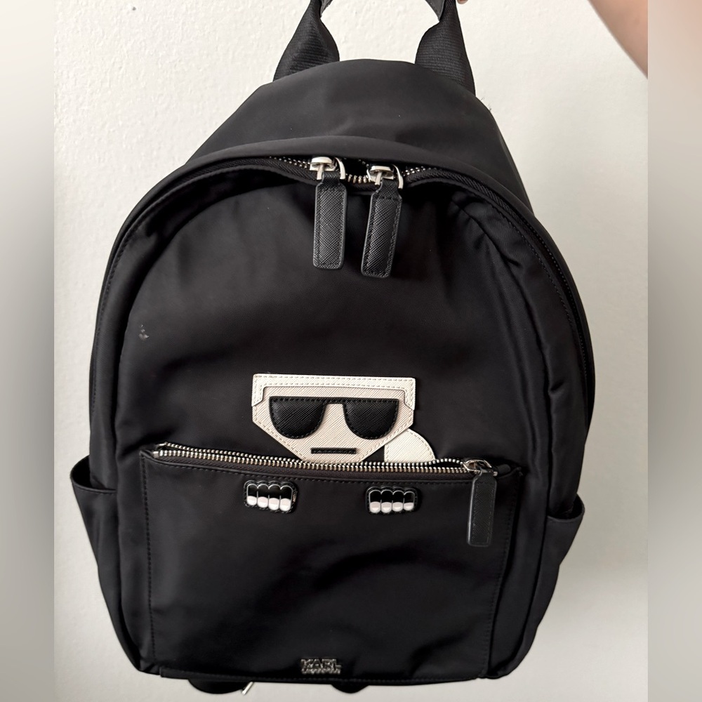 Karl Lagerfeld Backpack with Iconic Logo